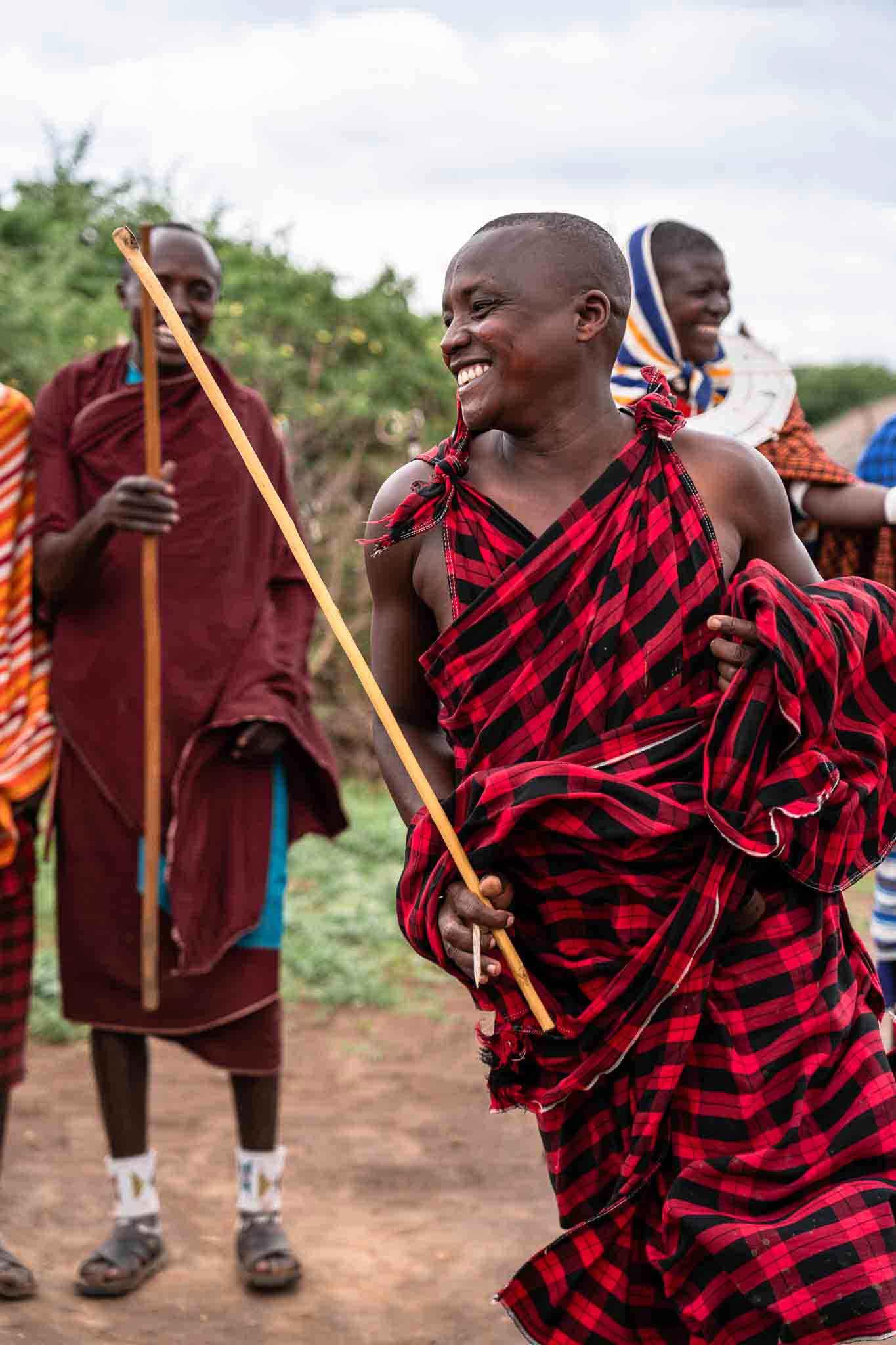 Maasai dancing